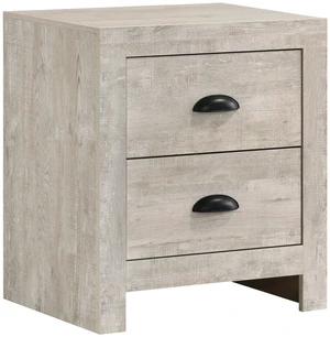 Nightstand with Drawer Bedside Storage Natural Finish Compact Design, Wood Nightstand with Drawer Bedside Storage Natural Finish Compact Design, Wood