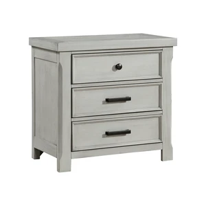 1 pc Gray Finish Nightstand with Drawers Storage Wooden Furniture Bedside Cabinet, Light Gray, Wood 1 pc Gray Finish Nightstand with Drawers Storage Wooden Furniture Bedside Cabinet, Light Gray, Wood