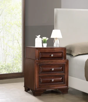 Vita Nightstand, Cappuccino, Particle Board Vita Nightstand, Cappuccino, Particle Board