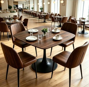 Color Square Tulip Table for 2 to 3 Person, 42.12 Inch Small Dining Table with Metal Pedestal Base Kitchen for Small Color Square Tulip Table for 2 to 3 Person, 42.12 Inch Small Dining Table with Metal Pedestal Base Kitchen for Small