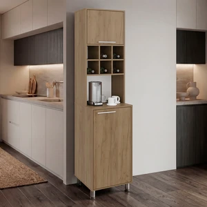 Open Shelves Kitchen Pantry, Oak, Particle Board, Servers Sideboards Buffets Open Shelves Kitchen Pantry, Oak, Particle Board, Servers Sideboards Buffets