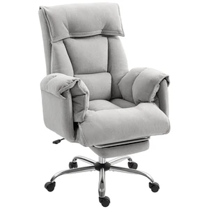 Executive Chair with Foot Rest, Reclining Swivel Computer Desk Chair with High Folding Back Cushion Padded Armrest Executive Chair with Foot Rest, Reclining Swivel Computer Desk Chair with High Folding Back Cushion Padded Armrest