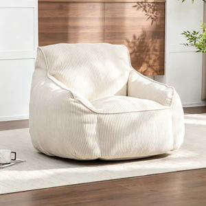 Giant Bean Bag Chair Sofa for Adults Teens, Corduroy Large Bean Bag Chairs with Armrests for Living Adult Lazy Sofa Giant Bean Bag Chair Sofa for Adults Teens, Corduroy Large Bean Bag Chairs with Armrests for Living Adult Lazy Sofa
