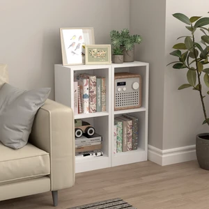 2 Tier Metal Bookshelf Storage Cabinet, 12.01 Inch 10.24 Inch 28.27 Freestanding Open Bookcase with Anti Tip Kit 2 Tier Metal Bookshelf Storage Cabinet, 12.01 Inch 10.24 Inch 28.27 Freestanding Open Bookcase with Anti Tip Kit