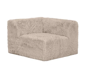 1 pc Corner Wedge Only High Density Compressed Foam Faux Fur Color Living, Taupe, Chairs Accent Seating 1 pc Corner Wedge Only High Density Compressed Foam Faux Fur Color Living, Taupe, Chairs Accent Seating