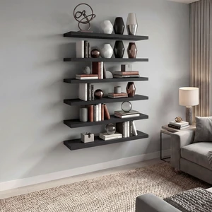 Inchx 10 Inch Floating Wall Shelf, Wall-Mounted Display Ledge for Living Storage, Wenge, Particle Board, Display Inchx 10 Inch Floating Wall Shelf, Wall-Mounted Display Ledge for Living Storage, Wenge, Particle Board, Display