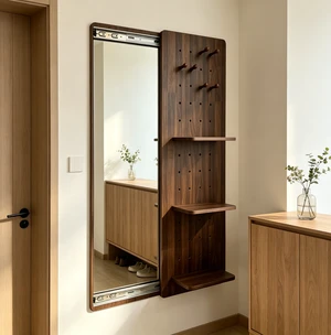 Full Length Mirror with Storage, Mirror with Storage Wall Mounted Full Length Wall Sliding Pegboard with Shelves Full Length Mirror with Storage, Mirror with Storage Wall Mounted Full Length Wall Sliding Pegboard with Shelves