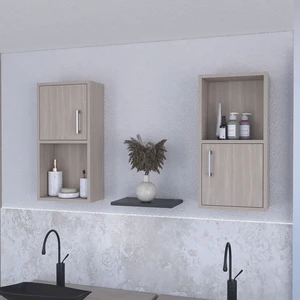 Dixie Medicine Cabinets with Storage with Open Shelf, White, Particle Board, Storage Dixie Medicine Cabinets with Storage with Open Shelf, White, Particle Board, Storage