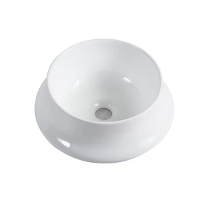 Vessel Sink Basin in Ceramic, White, Vanities Vessel Sink Basin in Ceramic, White, Vanities