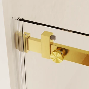 46 to 48 Inch 76 Inch Frameless Single Sliding Shower Doors, Sliding Shower Door 16 8 mm SGCC Tempered Glass 46 to 48 Inch 76 Inch Frameless Single Sliding Shower Doors, Sliding Shower Door 16 8 mm SGCC Tempered Glass