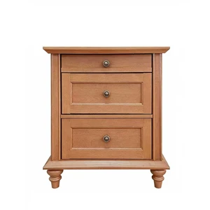 1 pc Nightstand Knob Handles Oak Finish Solid Wood Legs Furniture, MDF and Particle Board 1 pc Nightstand Knob Handles Oak Finish Solid Wood Legs Furniture, MDF and Particle Board