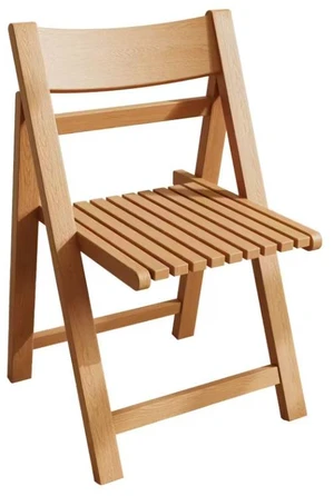 Solid Folding Dining Chair Functional Design, Natural, Wood, Seating for Dining Solid Folding Dining Chair Functional Design, Natural, Wood, Seating for Dining