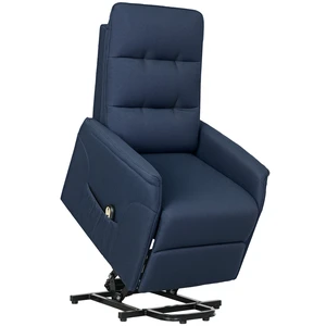 Power Lift Recliner Chair for Elderly, Fabric Lift Chair Sofa with Remote Control Side Pockets Pocket Spring Tufted Power Lift Recliner Chair for Elderly, Fabric Lift Chair Sofa with Remote Control Side Pockets Pocket Spring Tufted