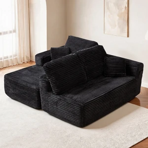 100.39 Inch Cloud Sectional Couch with l Shape Chaise, Modular Sofa Wit Deep Seat Assembly Required Compressed 100.39 Inch Cloud Sectional Couch with l Shape Chaise, Modular Sofa Wit Deep Seat Assembly Required Compressed
