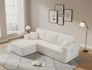 100.39 Inch Cloud Sectional Couch with l Shape Chaise, Modular Sofa Wit Deep Seat Assembly Required Compressed 100.39 Inch Cloud Sectional Couch with l Shape Chaise, Modular Sofa Wit Deep Seat Assembly Required Compressed
