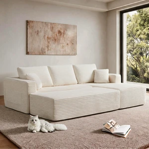 100.39 Inch Modular Sectional Sofa with Long Shape Chaise, Modular Sofa Wite Deep Seat Combination Assembly Required 100.39 Inch Modular Sectional Sofa with Long Shape Chaise, Modular Sofa Wite Deep Seat Combination Assembly Required