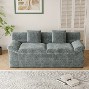 Inch3setaser Sofa, Chenille Deep Seat Couches Loveseat Sofa Assembly 1 pcs for Living Conference, Dark Grey, Foam Inch3setaser Sofa, Chenille Deep Seat Couches Loveseat Sofa Assembly 1 pcs for Living Conference, Dark Grey, Foam