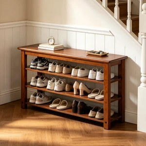 Solid Shoe Bench, Shoe Rack for Entryway Storage Bench Entryway 3 Tier Adjustable Shelves 39.4 Inch Wide Slim Solid Shoe Bench, Shoe Rack for Entryway Storage Bench Entryway 3 Tier Adjustable Shelves 39.4 Inch Wide Slim