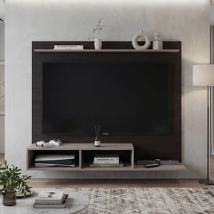 Positano TV Entertainment Center Media Console with Storage, Wenge, Particle Board, TV Entertainment Furniture Positano TV Entertainment Center Media Console with Storage, Wenge, Particle Board, TV Entertainment Furniture
