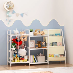 Kids Bookshelf and Toy Storage, Book Shelf for Kids Sling Baby Bookcase with Stuffed Animal Storage Toddler Montessori Kids Bookshelf and Toy Storage, Book Shelf for Kids Sling Baby Bookcase with Stuffed Animal Storage Toddler Montessori