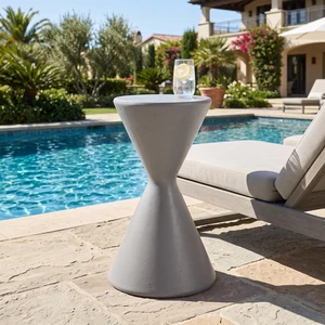 24 Inch Tall Garden Pedestal Stand, Magnesium Oxide Plant Stand Outdoor Decortions Pedestal Flower Pots Yard, Gray 24 Inch Tall Garden Pedestal Stand, Magnesium Oxide Plant Stand Outdoor Decortions Pedestal Flower Pots Yard, Gray