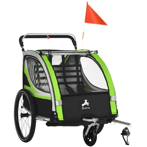 Walk Jog Ride Child Baby Bike Trailer for Kids Seater, High Visibility Bike Stroller for Toddler Wagon Weather Double Walk Jog Ride Child Baby Bike Trailer for Kids Seater, High Visibility Bike Stroller for Toddler Wagon Weather Double