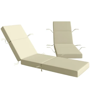 Set Chaise Lounge Cushion, 4 Inch Outdoor Lounge Chair Cushions with Non-Slip Ties Water Resistant and Fade Resistant Set Chaise Lounge Cushion, 4 Inch Outdoor Lounge Chair Cushions with Non-Slip Ties Water Resistant and Fade Resistant
