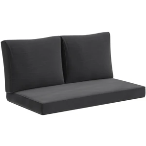 2 Seat Patio Furniture Cushions, 46 26 5 in Outdoor Loveseat Cushion Set with Removable Cover Fade Resistant 2 Seat Patio Furniture Cushions, 46 26 5 in Outdoor Loveseat Cushion Set with Removable Cover Fade Resistant