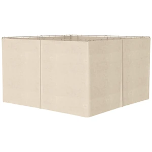 10 Universal Gazebo Sidewall Set with Panels, Hooks and Rings Included for Pergolas and Cabanas, Beige, Polyester 10 Universal Gazebo Sidewall Set with Panels, Hooks and Rings Included for Pergolas and Cabanas, Beige, Polyester