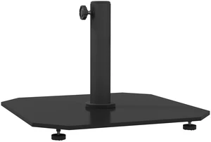 Square Patio Umbrella Base, 41 LBS Metal Umbrella Stand Base with Adjustable Foot Pads Heavy Duty Patio Holder for 1.9 Square Patio Umbrella Base, 41 LBS Metal Umbrella Stand Base with Adjustable Foot Pads Heavy Duty Patio Holder for 1.9