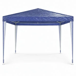10 Outdoor Garden Gazebo Wedding Party Tent Canopy Marquee Without Sidewalls, White Blue, Metal 10 Outdoor Garden Gazebo Wedding Party Tent Canopy Marquee Without Sidewalls, White Blue, Metal