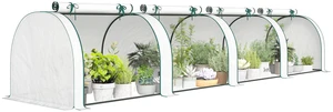 Mini Greenhouse, Inchx 31.5 Inch Portable Greenhouse with Roll Doors Cover Small for Indoor Outdoor, White, Steel Mini Greenhouse, Inchx 31.5 Inch Portable Greenhouse with Roll Doors Cover Small for Indoor Outdoor, White, Steel