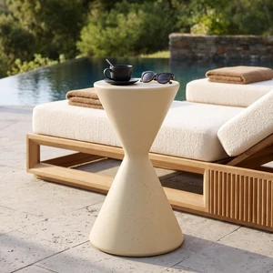 18.3 Inch Tall Garden Pedestal Stand, Magnesium Oxide Plant Stand Outdoor Decortions Pedestal Flower Pots Yard, Beige 18.3 Inch Tall Garden Pedestal Stand, Magnesium Oxide Plant Stand Outdoor Decortions Pedestal Flower Pots Yard, Beige