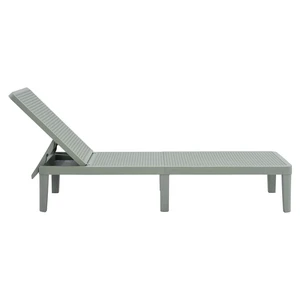 Outdoor Lounger Chair, Green, Plastic, Patio Seating Outdoor Lounger Chair, Green, Plastic, Patio Seating