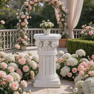 18 Inch Sculptures Garden Statues, Large Roman Column Pedestal Angel Magnesium Oxide Composite Outdoor Garden Plant 18 Inch Sculptures Garden Statues, Large Roman Column Pedestal Angel Magnesium Oxide Composite Outdoor Garden Plant