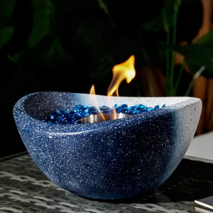 Tabletop Fire Pit with Mixed Color, Outdoor and Indoor Fire Pit Portable Personal Ethanol Fireplace Outdoor Table Top Tabletop Fire Pit with Mixed Color, Outdoor and Indoor Fire Pit Portable Personal Ethanol Fireplace Outdoor Table Top