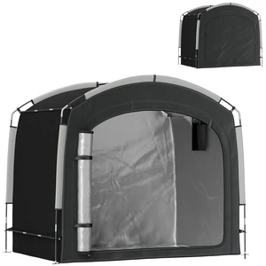Bike Storage Tent, Portable Bicycle Storage Shed Waterproof Outdoor Bike Cover with Oxford Fabric and Carry Bag for 3 Bike Storage Tent, Portable Bicycle Storage Shed Waterproof Outdoor Bike Cover with Oxford Fabric and Carry Bag for 3