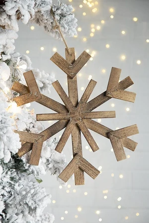 Inchx 17.7 Inch Large Fir Snowflake Ornaments, Hanging Decor Accents for Christmas Tree Wall Art Holiday Display Set Inchx 17.7 Inch Large Fir Snowflake Ornaments, Hanging Decor Accents for Christmas Tree Wall Art Holiday Display Set