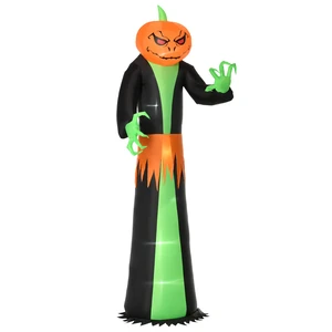 Halloween Inflatables Outdoor Decorations Pumpkin Head Ghost, Blow LED Yard Decor for Garden Lawn Party Holiday Halloween Inflatables Outdoor Decorations Pumpkin Head Ghost, Blow LED Yard Decor for Garden Lawn Party Holiday