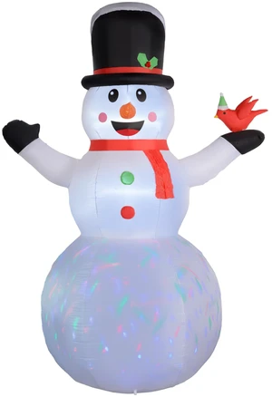 Christmas Inflatable Snowman, Giant Christmas Inflatables Huge Blow Decorations with Rotating Colorful LED for Indoor Christmas Inflatable Snowman, Giant Christmas Inflatables Huge Blow Decorations with Rotating Colorful LED for Indoor
