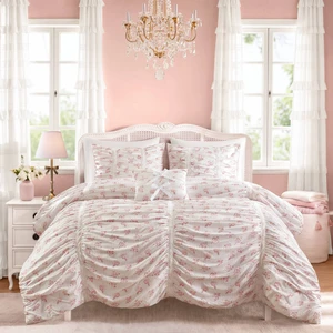 Twin Comforter Set, Pink, Microfiber, Bedding Sets Twin Comforter Set, Pink, Microfiber, Bedding Sets