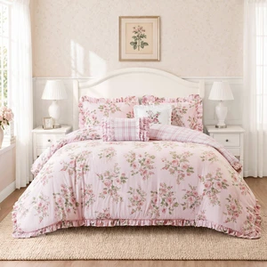 Twin Comforter Set, Multicolor Pink, Microfiber, Bedding Sets Twin Comforter Set, Multicolor Pink, Microfiber, Bedding Sets