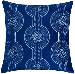 Holiday Velvet Throw Pillow with Snowflake Embroidery, 20 with Insert Set, Blue, Polyester, Blankets Pillows Holiday Velvet Throw Pillow with Snowflake Embroidery, 20 with Insert Set, Blue, Polyester, Blankets Pillows