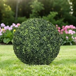 Artificial Topiary Balls Outdoor Faux Boxwood Large Decorative Spheres for Garden Front Patio Planter Decoration, 2 pcs Artificial Topiary Balls Outdoor Faux Boxwood Large Decorative Spheres for Garden Front Patio Planter Decoration, 2 pcs