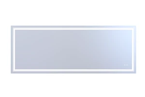 84 32 in LED Mirror with Defogger and Dimmable, Color Temperature Frameless Design ETL Listed, Silver, Tempered Glass 84 32 in LED Mirror with Defogger and Dimmable, Color Temperature Frameless Design ETL Listed, Silver, Tempered Glass