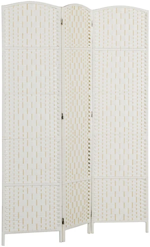 Divider 3 Panel, Tall Folding Privacy Screen Freestanding Hand Woven Partition for Separation with 360° Hinges Paper Divider 3 Panel, Tall Folding Privacy Screen Freestanding Hand Woven Partition for Separation with 360° Hinges Paper