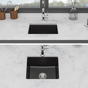 Quartz Bar Sink Inchx 9 Inch Composite Undermount Bar Sink, Black, Kitchen Quartz Bar Sink Inchx 9 Inch Composite Undermount Bar Sink, Black, Kitchen
