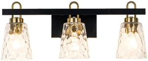 Three Lighting Fixtures, Transparent Glass Covered Dressing Table Lamps Suitable for Kitchens Dining Bedrooms Three Lighting Fixtures, Transparent Glass Covered Dressing Table Lamps Suitable for Kitchens Dining Bedrooms