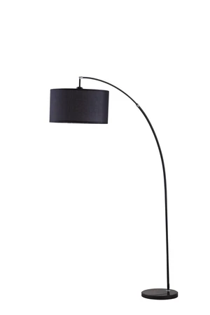 86 Inch Tall Metal Floor Arc Lamp Bella, Black, Lighting Lamps 86 Inch Tall Metal Floor Arc Lamp Bella, Black, Lighting Lamps