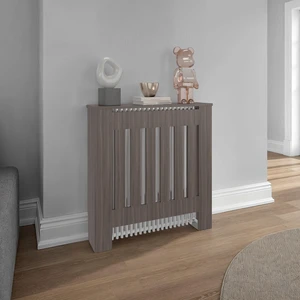 Radiator Cover with Storage, Walnut, Particle Board Radiator Cover with Storage, Walnut, Particle Board